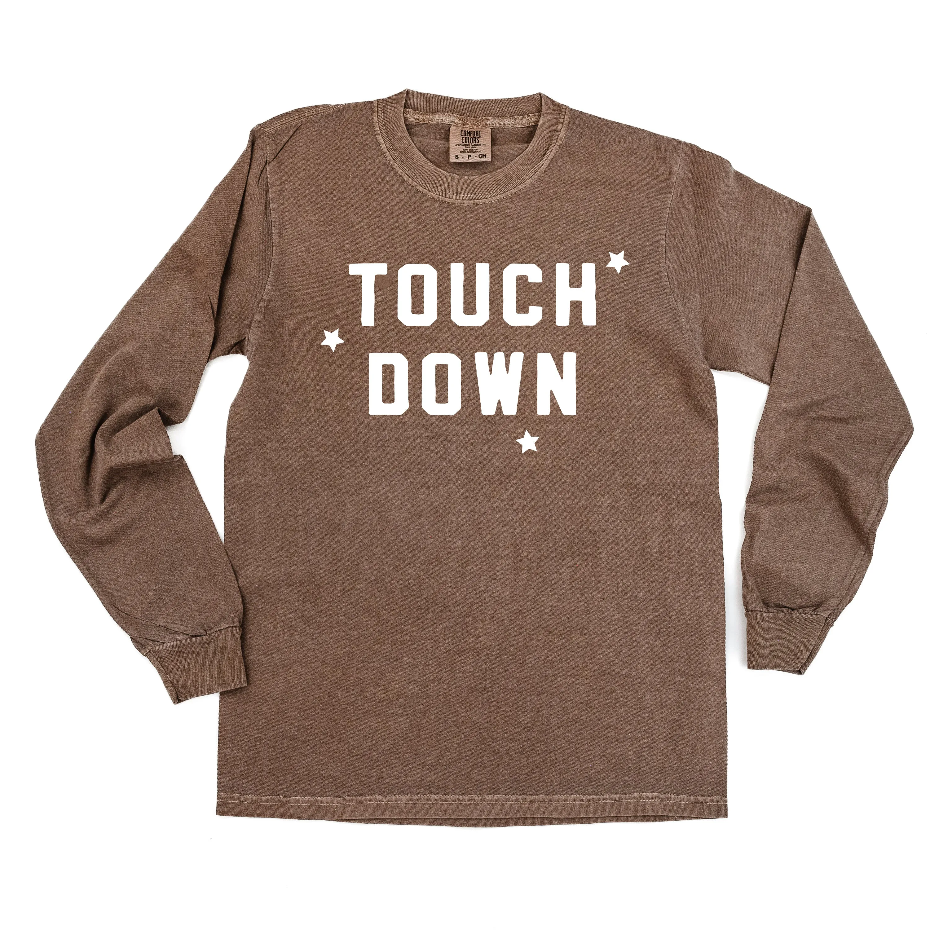 TOUCH DOWN - LONG SLEEVE COMFORT COLORS TEE