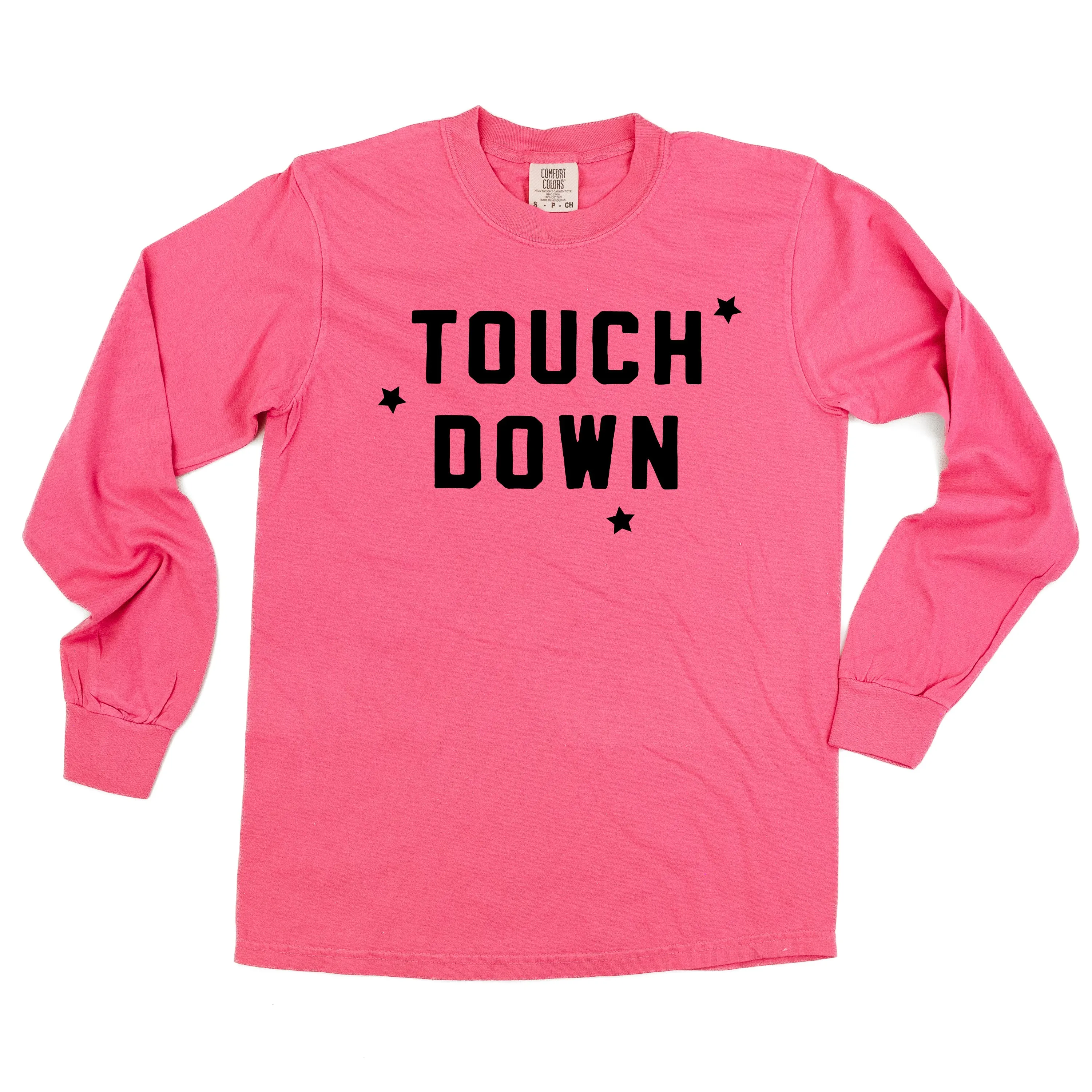 TOUCH DOWN - LONG SLEEVE COMFORT COLORS TEE