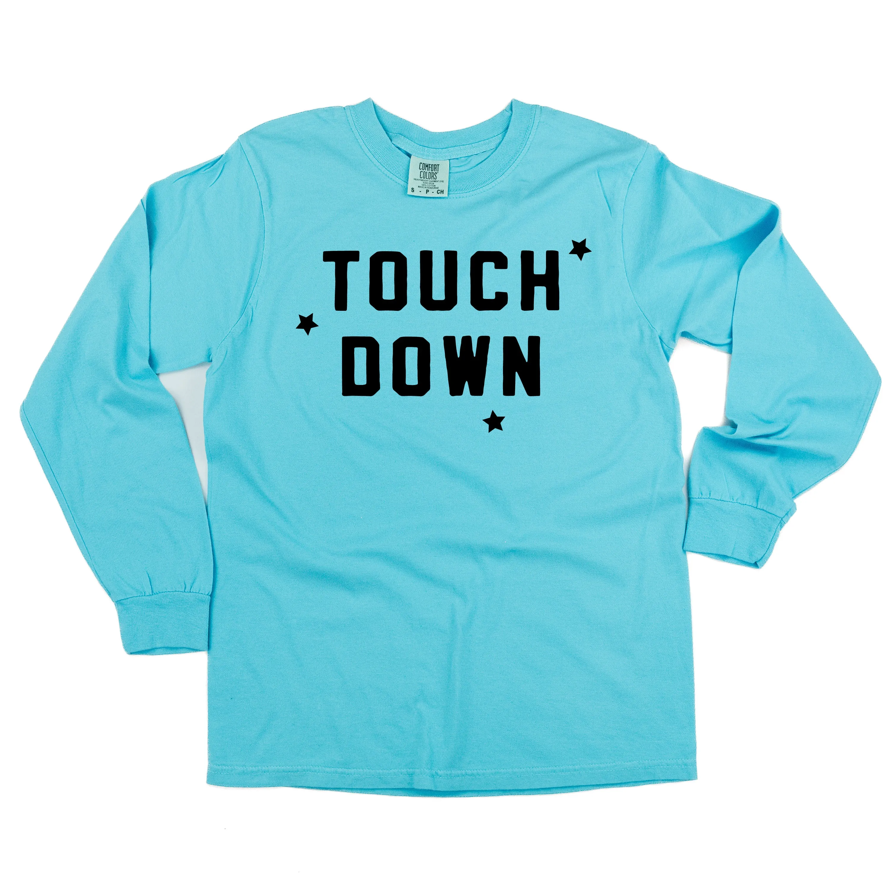 TOUCH DOWN - LONG SLEEVE COMFORT COLORS TEE