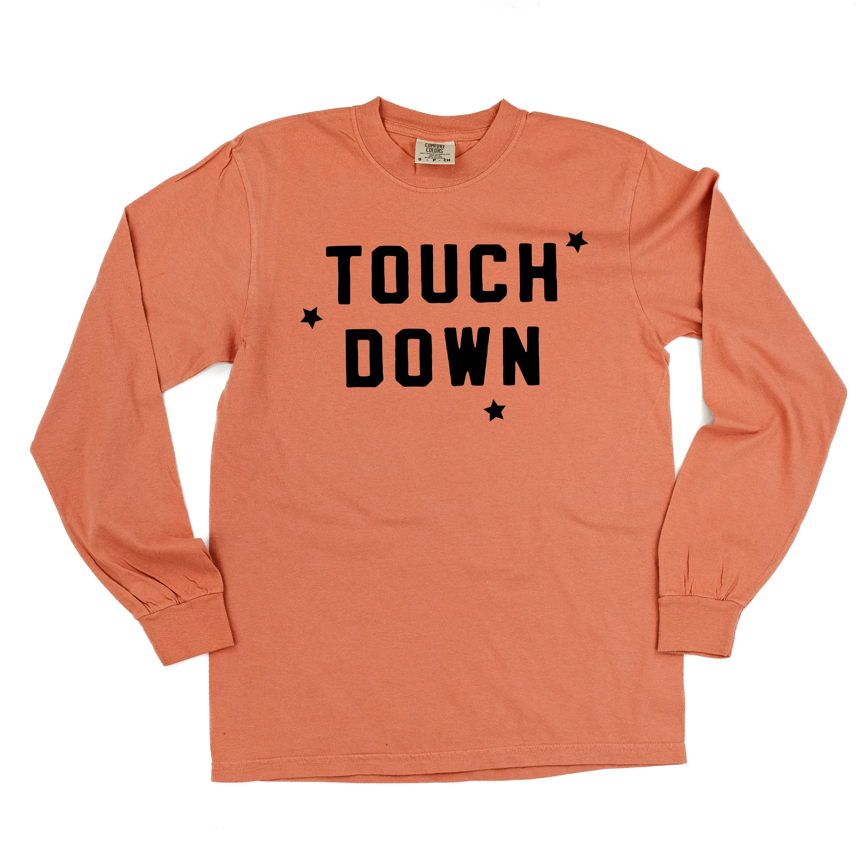 TOUCH DOWN - LONG SLEEVE COMFORT COLORS TEE
