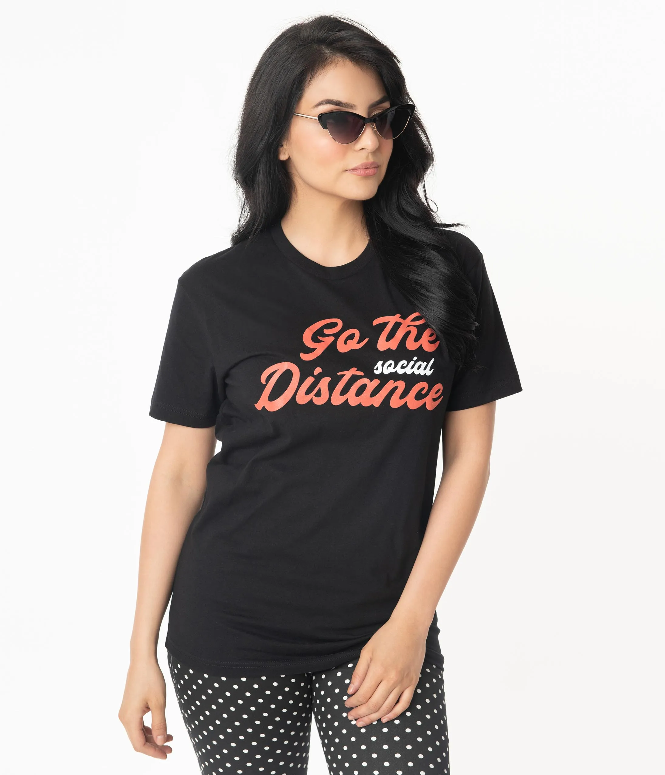 Unique Vintage Go The Social Distance Unisex Tee