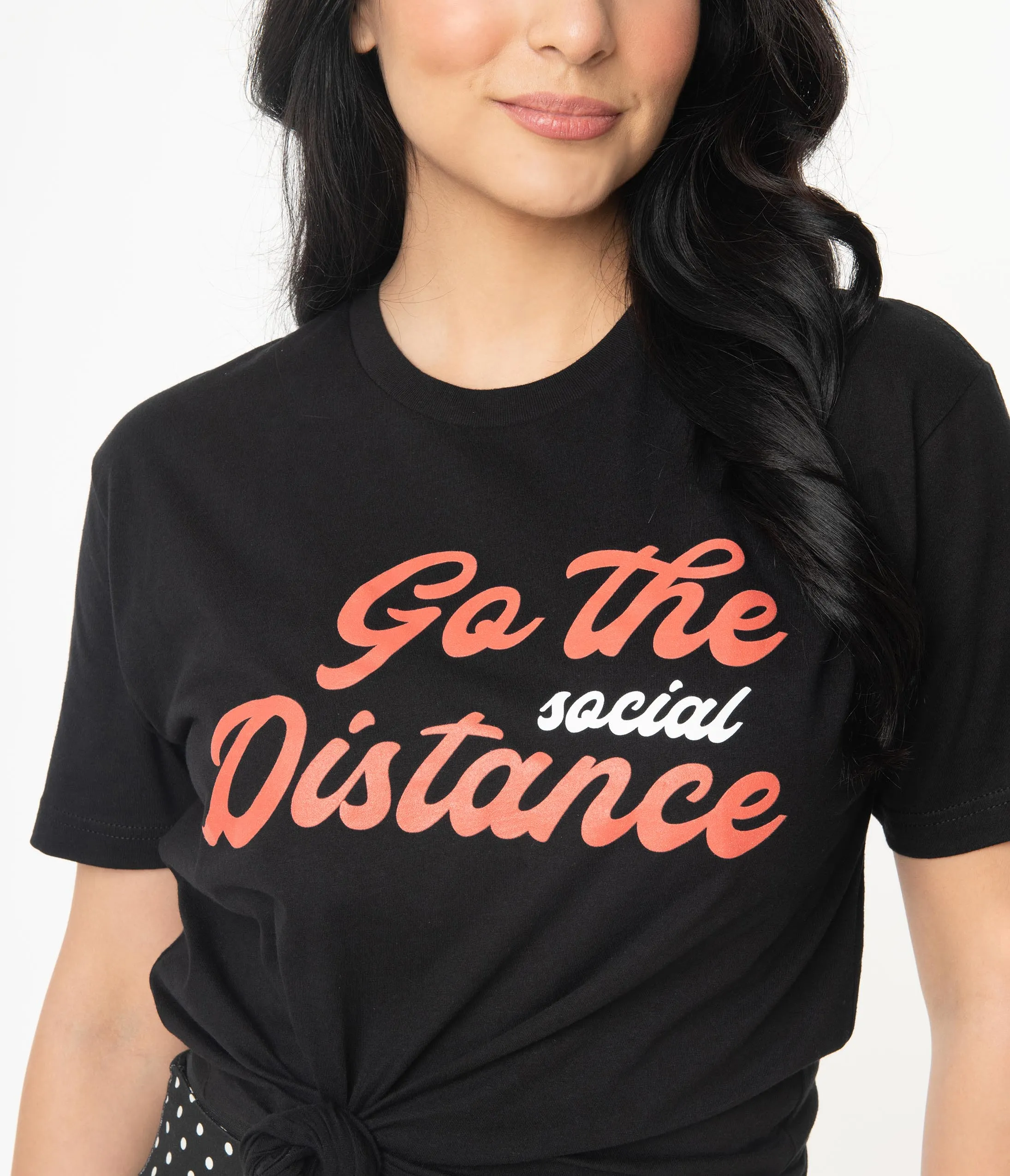 Unique Vintage Go The Social Distance Unisex Tee
