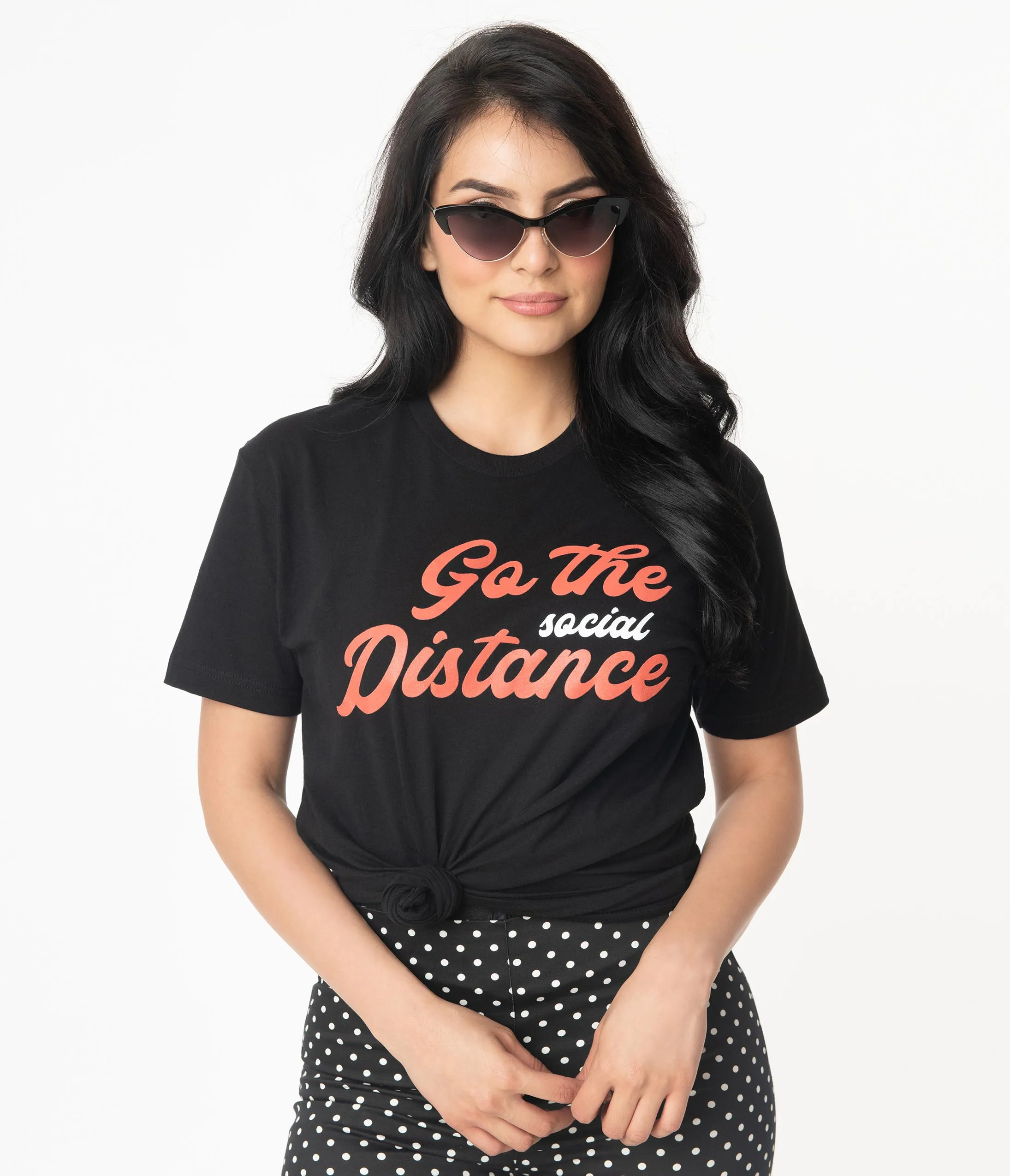 Unique Vintage Go The Social Distance Unisex Tee