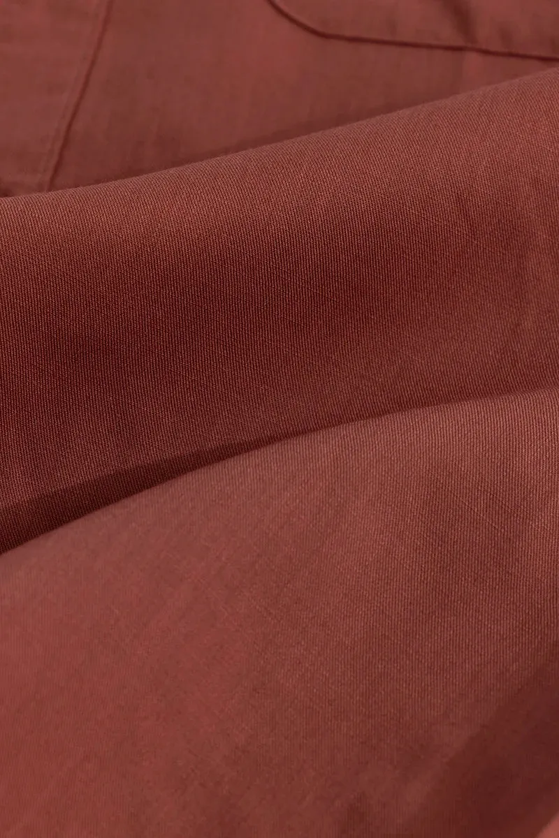 Vidar Brown Plain Shirts