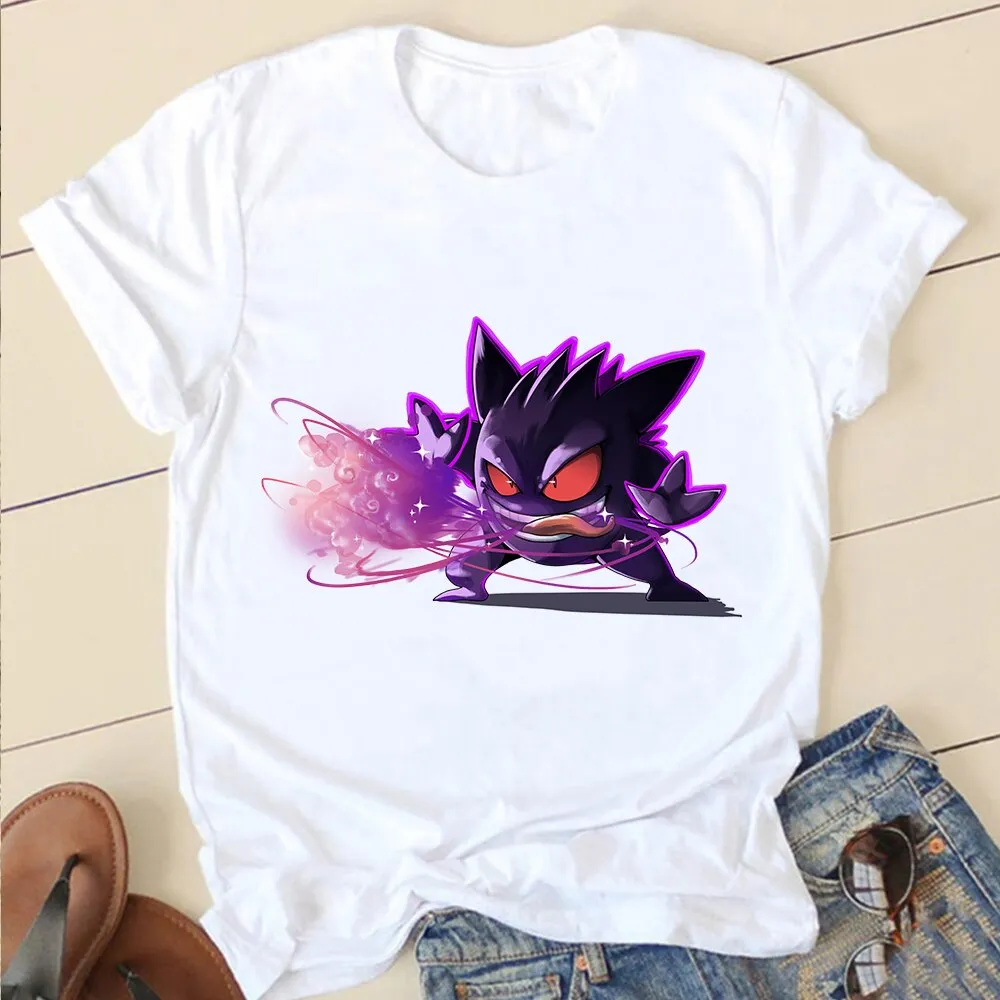 White Graphic T-shirts Set-2 Pokemon (Variants Available)