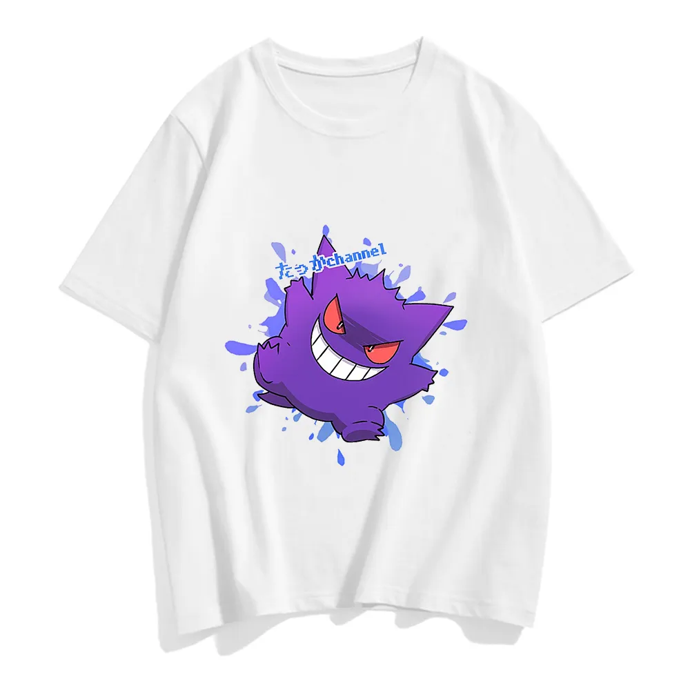 White Graphic T-shirts Set-2 Pokemon (Variants Available)