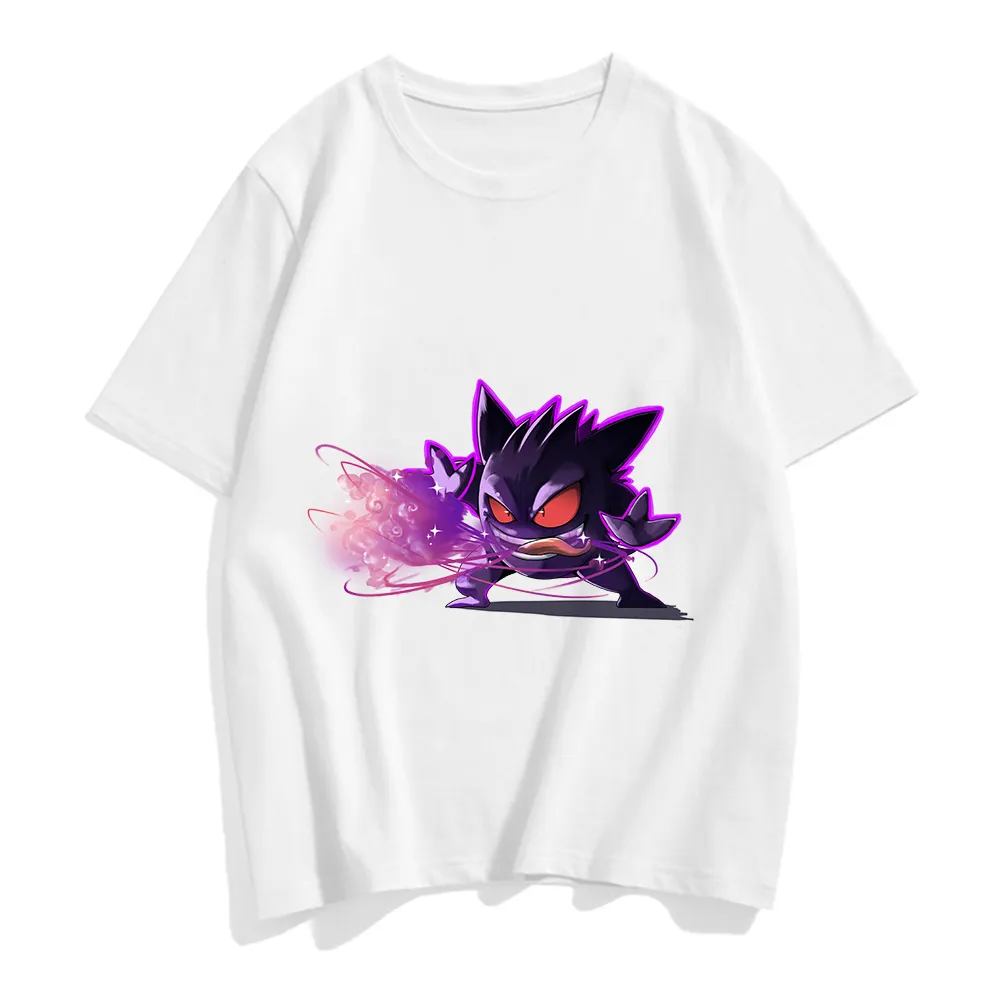 White Graphic T-shirts Set-2 Pokemon (Variants Available)