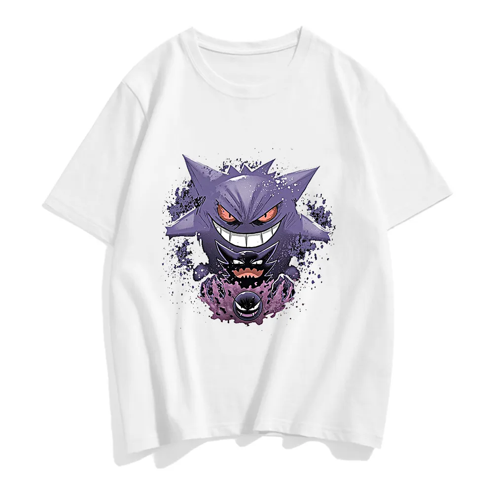 White Graphic T-shirts Set-2 Pokemon (Variants Available)