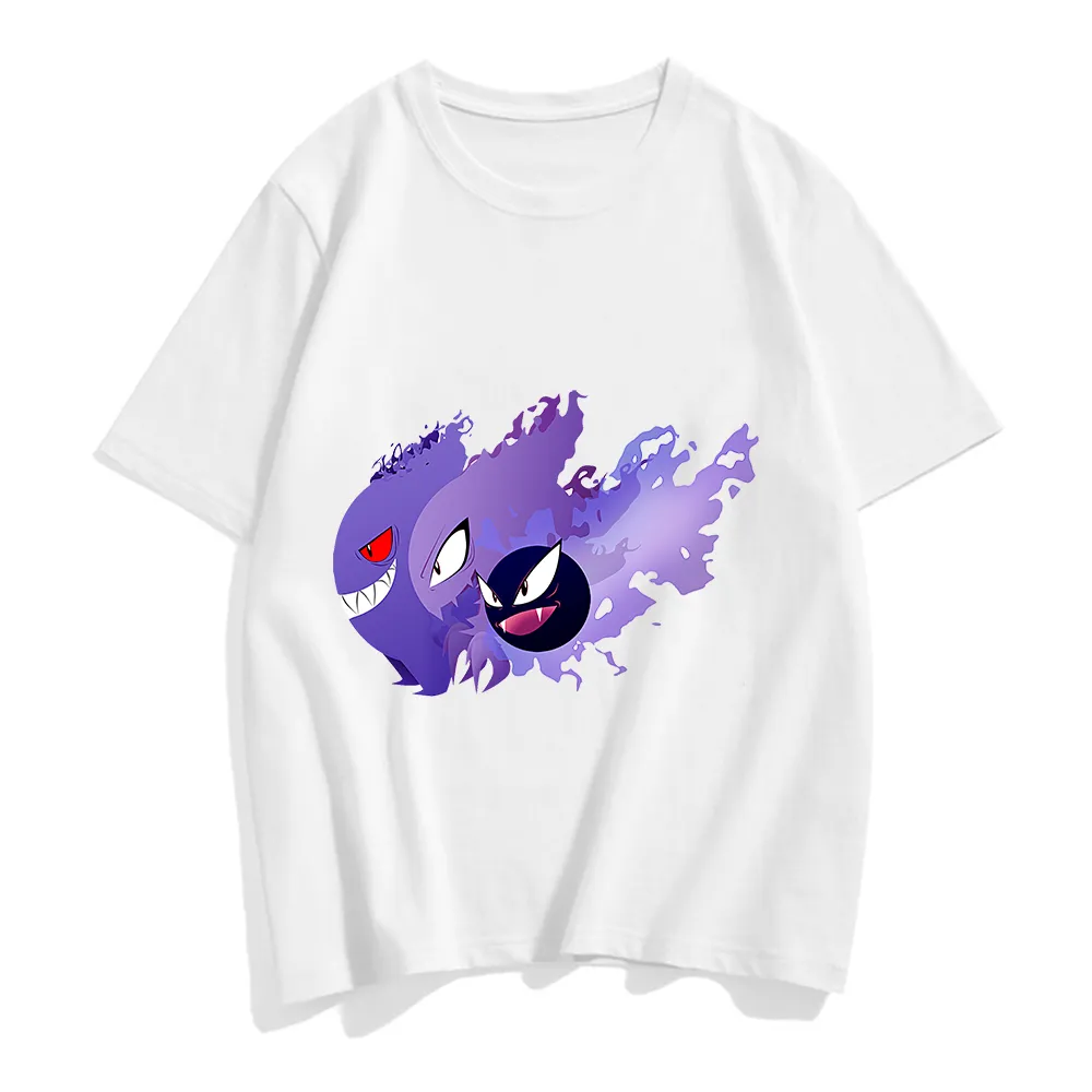 White Graphic T-shirts Set-2 Pokemon (Variants Available)