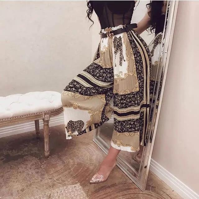 Wide Leg High Waist Loose Pants