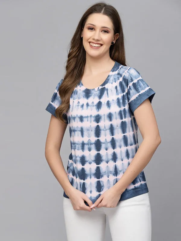 Women Navy Blue Odour Free T-shirts