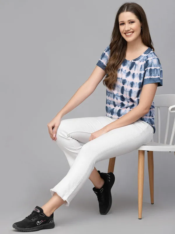 Women Navy Blue Odour Free T-shirts