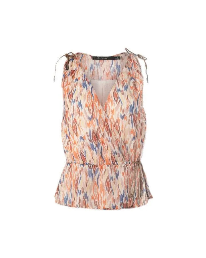 Wrap Drawstring Top