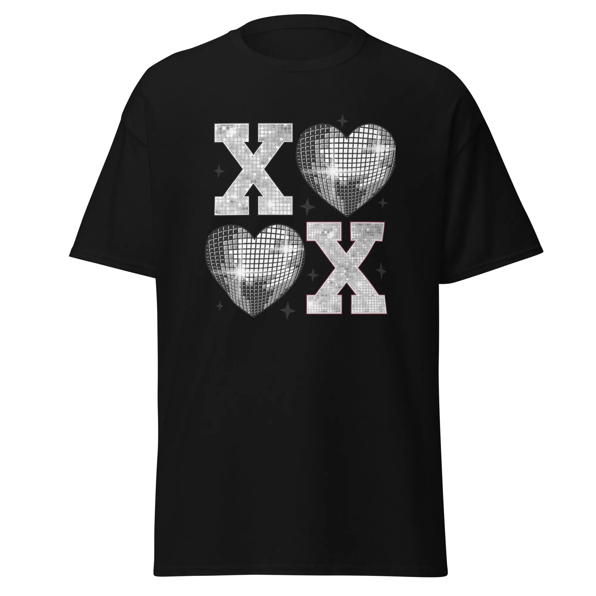 XOXO Silver - Valentine’s Day T-Shirt – Stylish & Comfortable Love-Inspired