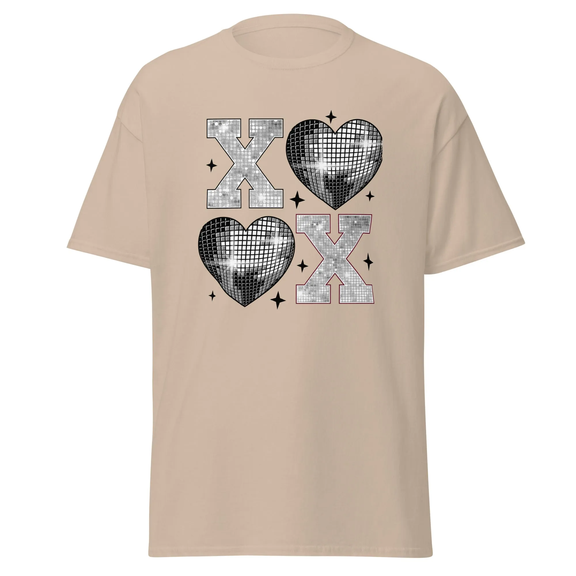 XOXO Silver - Valentine’s Day T-Shirt – Stylish & Comfortable Love-Inspired