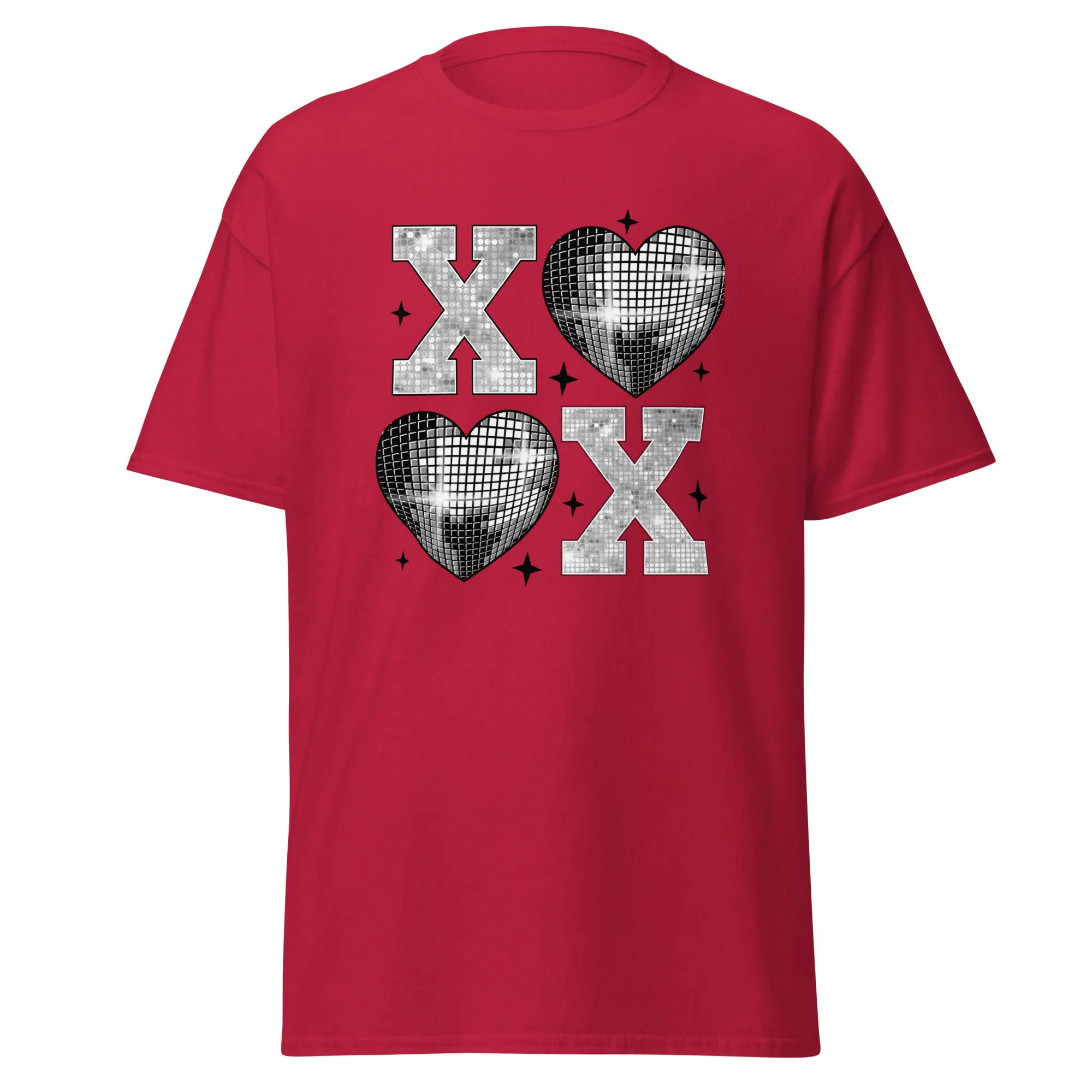XOXO Silver - Valentine’s Day T-Shirt – Stylish & Comfortable Love-Inspired