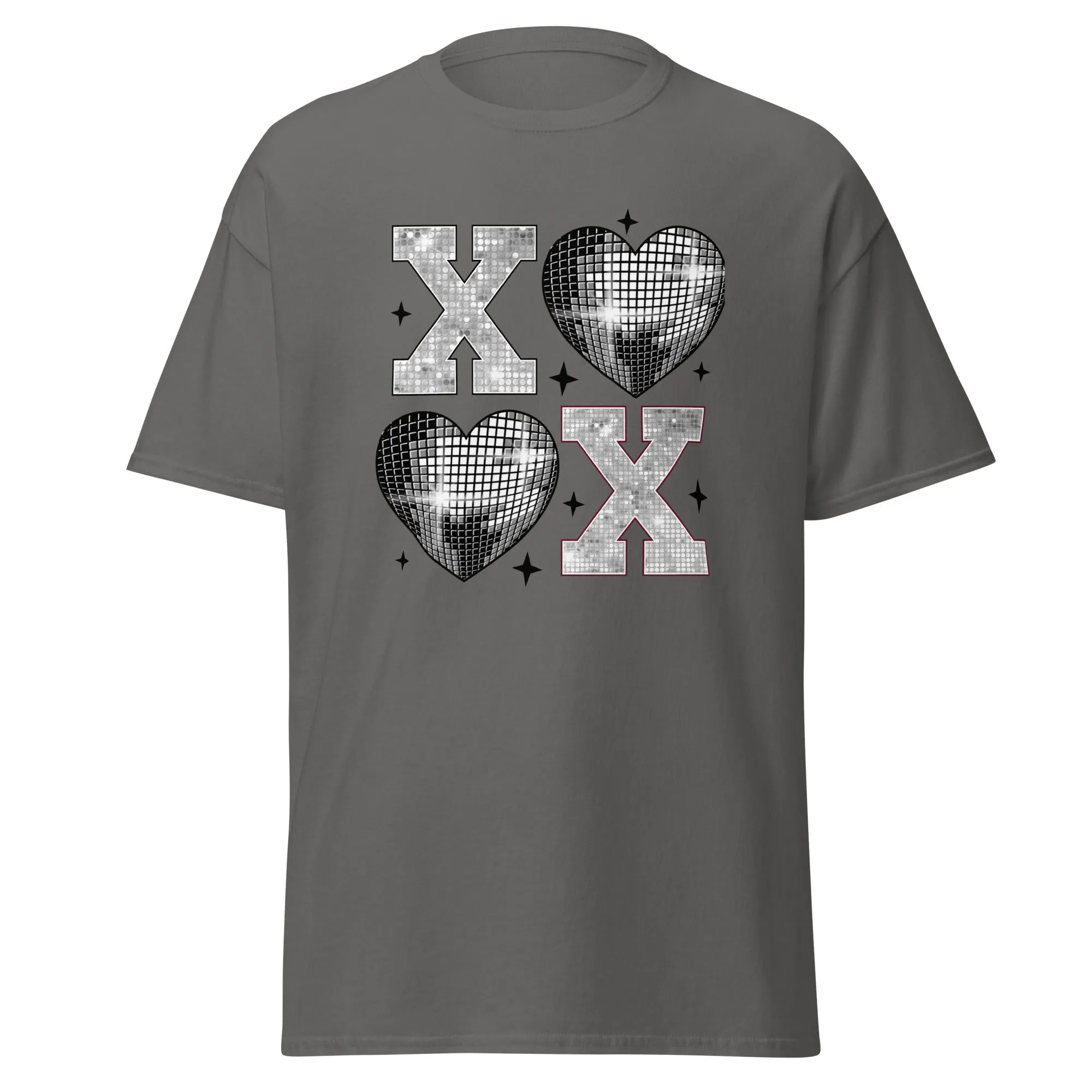 XOXO Silver - Valentine’s Day T-Shirt – Stylish & Comfortable Love-Inspired