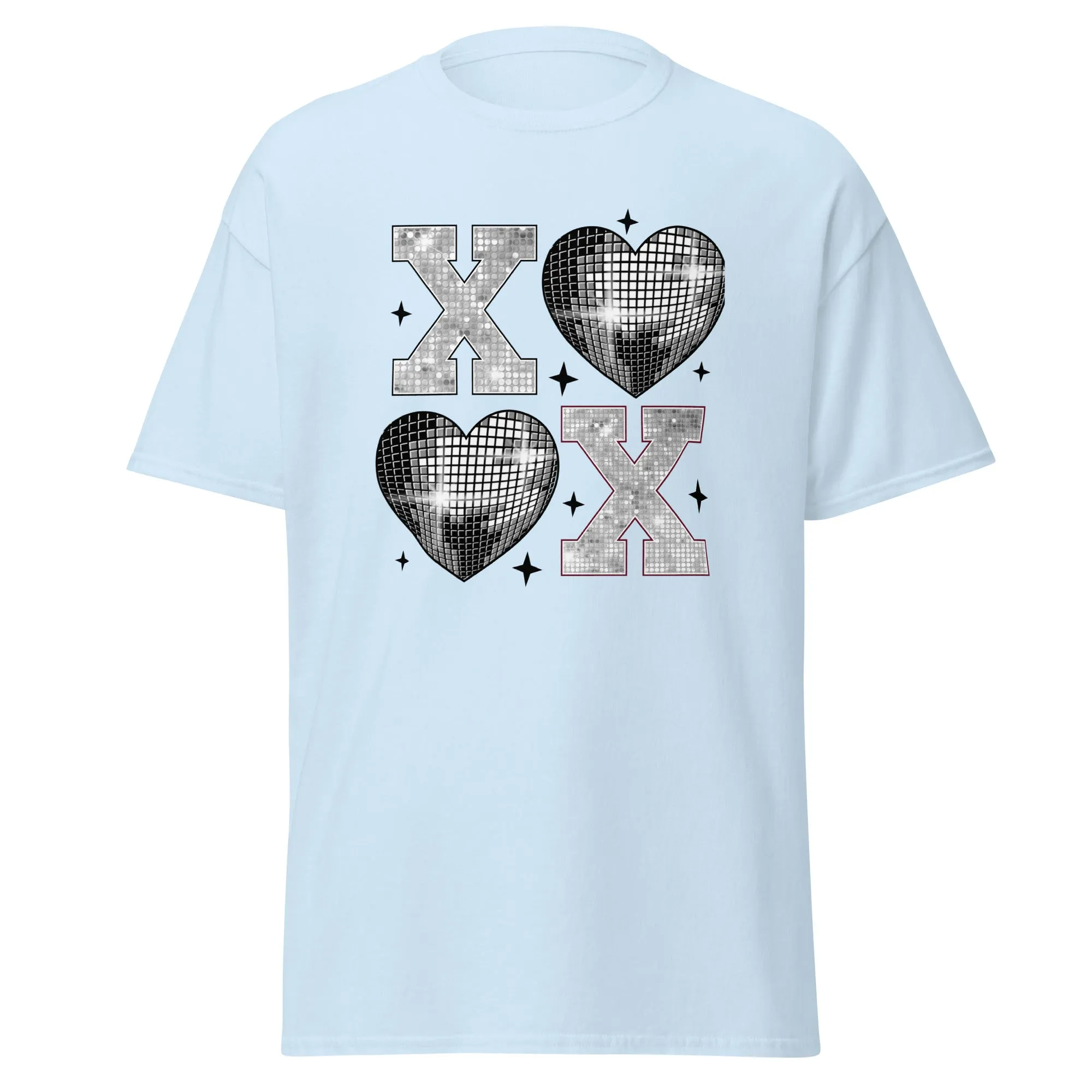 XOXO Silver - Valentine’s Day T-Shirt – Stylish & Comfortable Love-Inspired