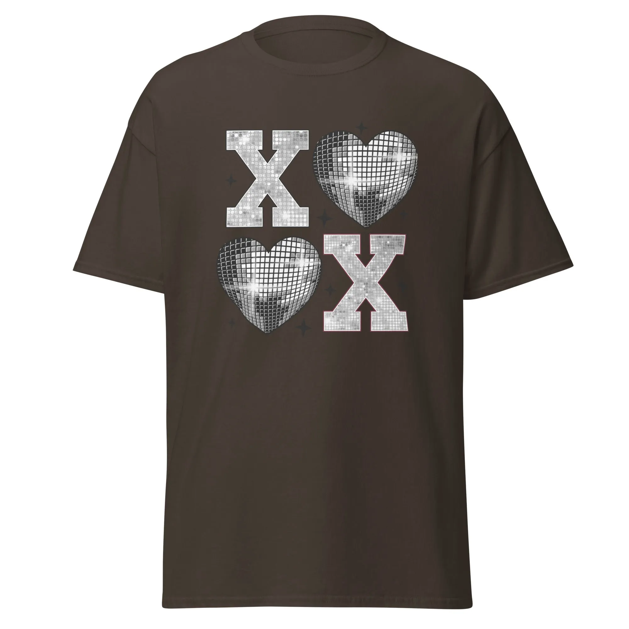 XOXO Silver - Valentine’s Day T-Shirt – Stylish & Comfortable Love-Inspired