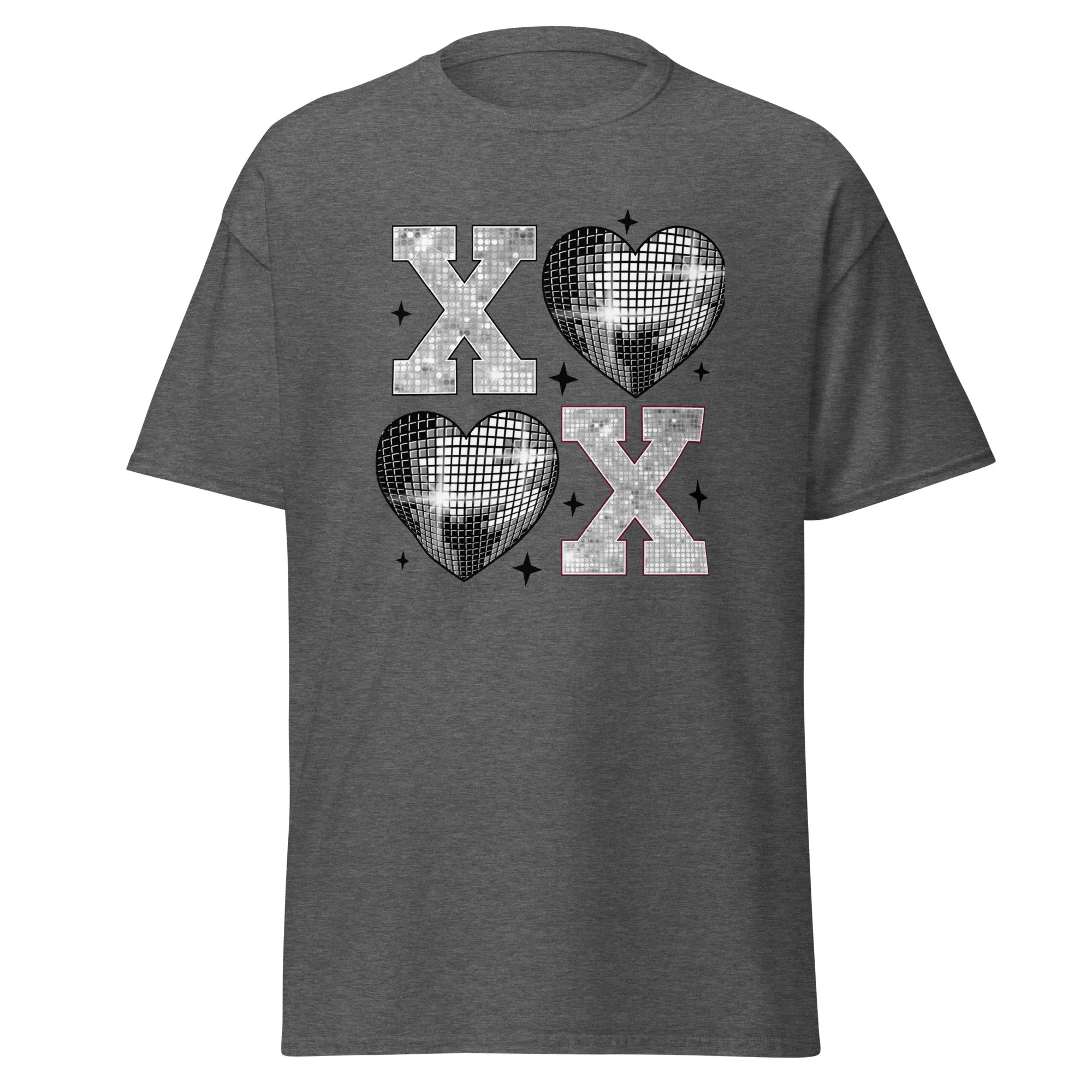 XOXO Silver - Valentine’s Day T-Shirt – Stylish & Comfortable Love-Inspired