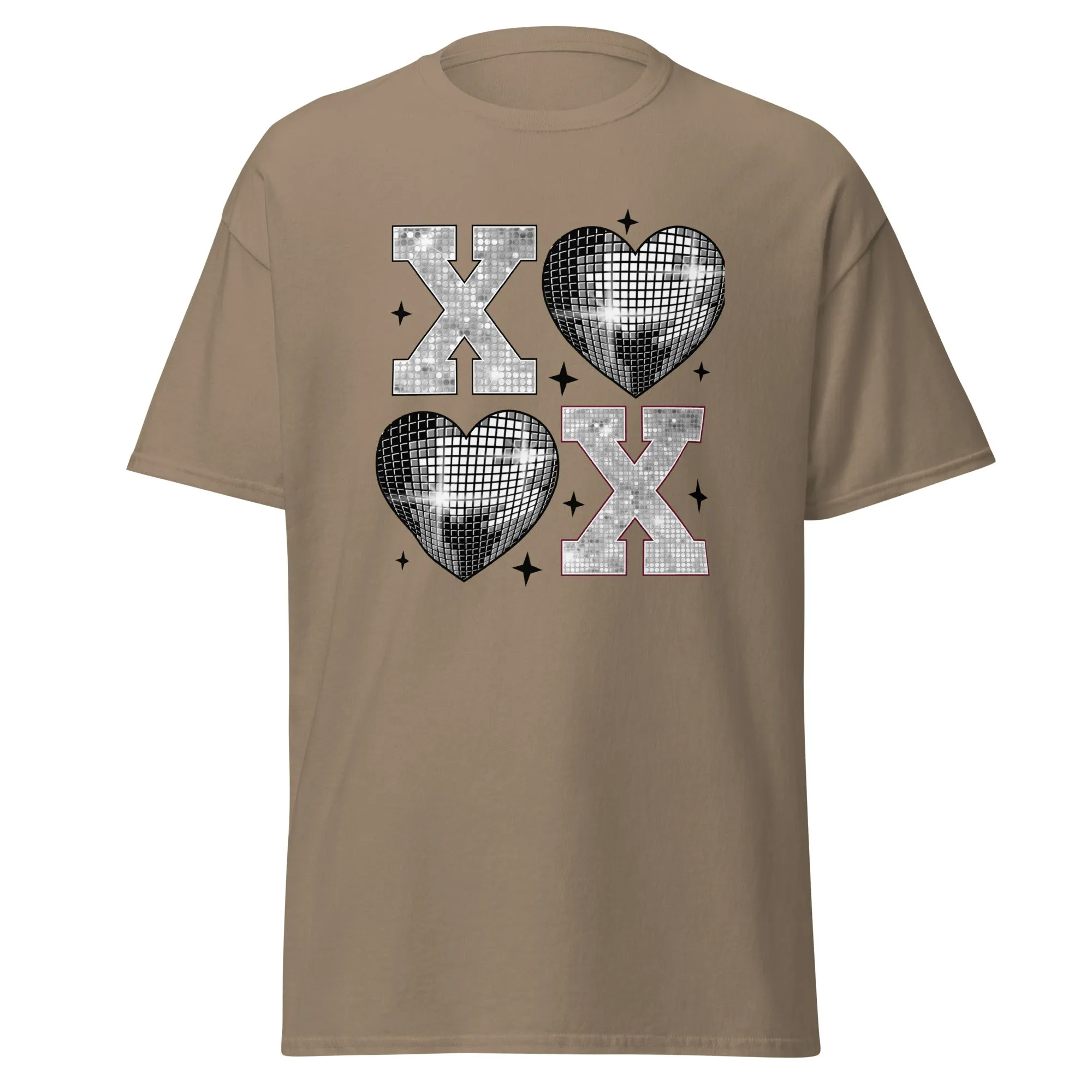 XOXO Silver - Valentine’s Day T-Shirt – Stylish & Comfortable Love-Inspired