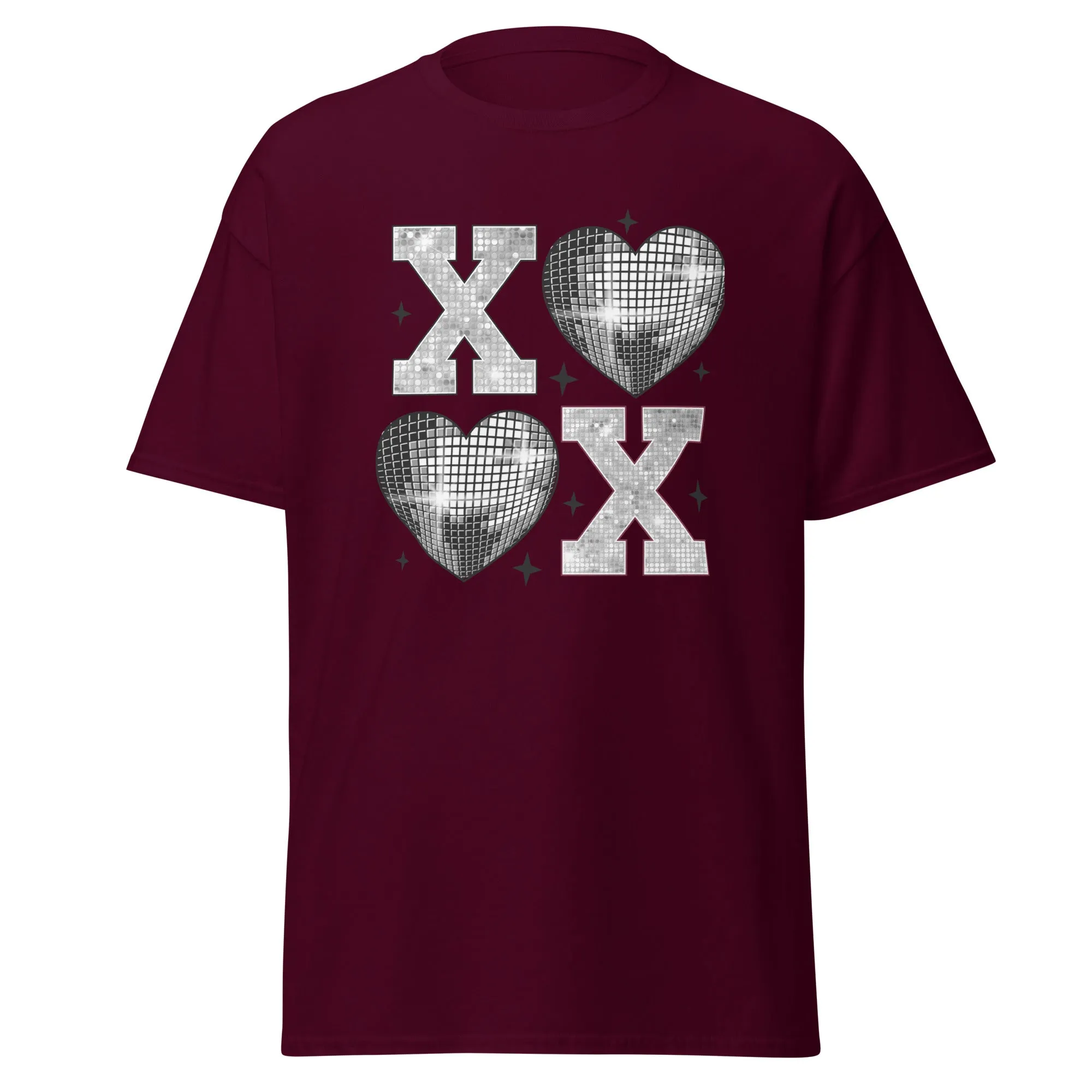 XOXO Silver - Valentine’s Day T-Shirt – Stylish & Comfortable Love-Inspired